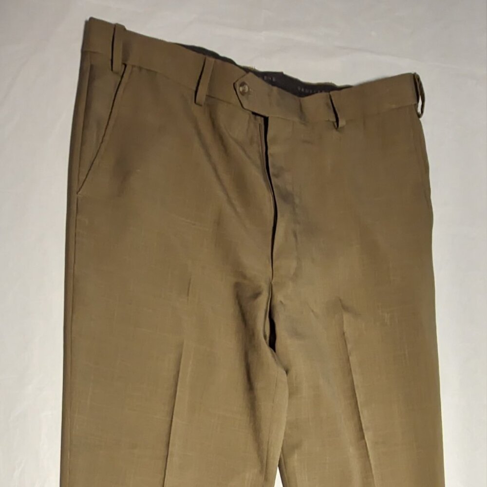 Geoffrey Beene Men's Dress Pant Bronze Size: 36Wx30L Polyester